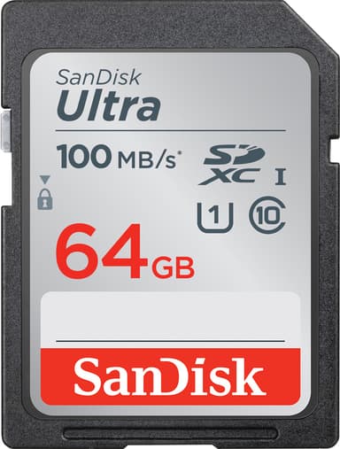 SanDisk Ultra SDHC/SDXC 64GB minneskort