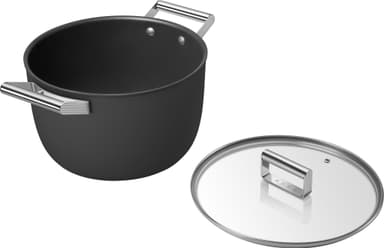 Smeg 50’s Style Gryta BLACKCAS26 (7,7L)