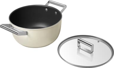 Smeg 50’s Style Gryta CREAMCAS24 (4,6L)
