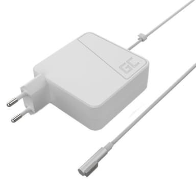 Greencell Nätadapter för Apple Macbook Pro, 85W, Magsafe, 4.5A, vit