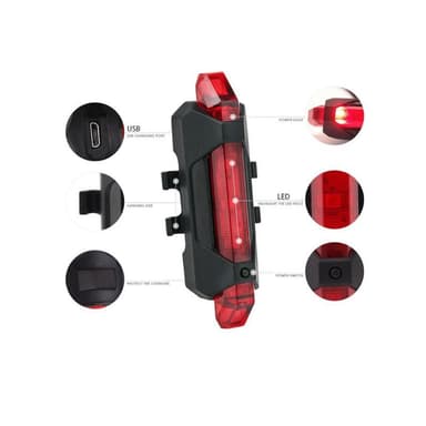 LED lampa till Xiaomi M365 elektrisk scooter - Blå