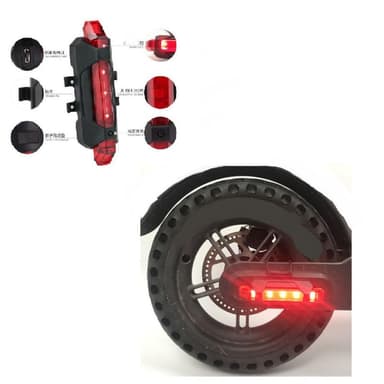 LED lampa till Xiaomi M365 elektrisk scooter - Blå