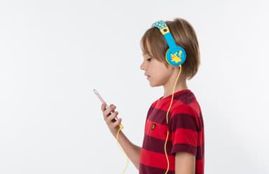 OTL Pokemon Pikachu on-ear hörlurar