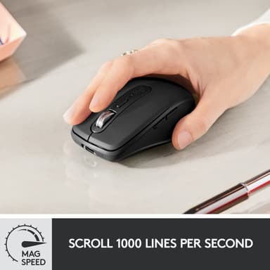 Logitech MX Anywhere 3 trådlös mus (grafit)