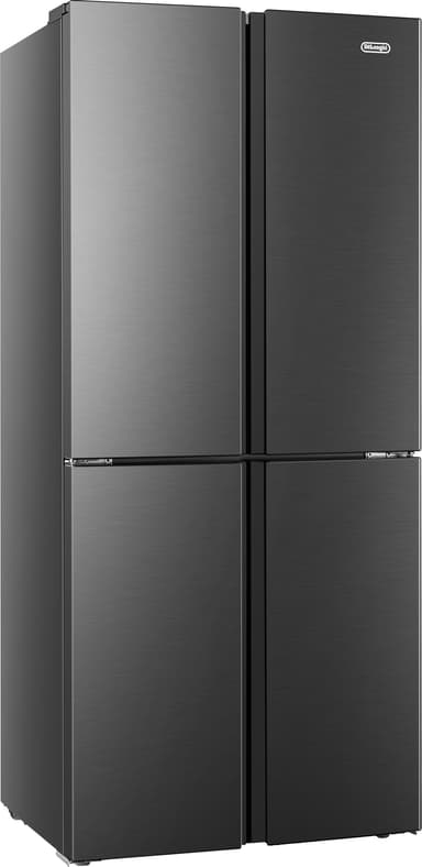 Delonghi kylskåp/frys side-by-side D4D394T20N (mörk rostfri)