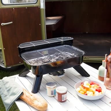 Hybridgrill för ström- & kolgr