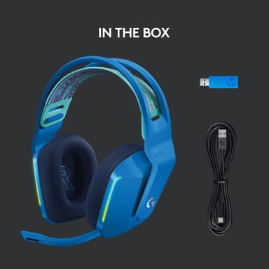 Logitech G733 Lightspeed RGB gamingheadset (blått)