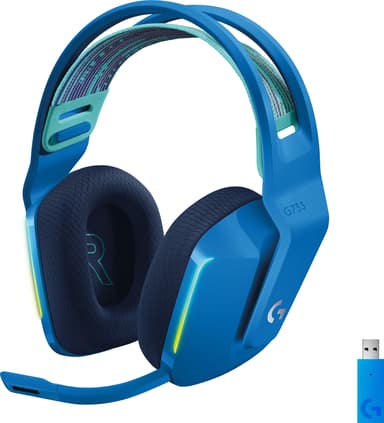 Logitech G733 Lightspeed RGB gamingheadset (blått)