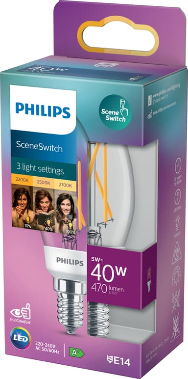 Philips LED glödlampa 871869977215400