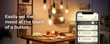 Philips Hue W 40W Fil ST72 E27