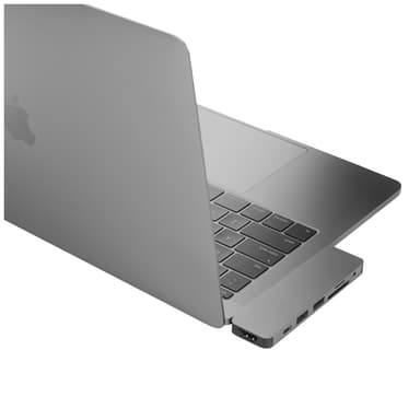 Hyperdrive Solo 7-i-1 multi-adapter för MacBook (grå)