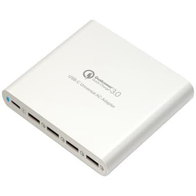 HyperJuice 4-i-1 USB-C adapter (vit) HyperJuice 4-i-1 USB-C adapter (vit)