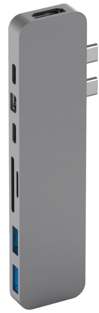 Hyperdrive 8-i-1 Pro dockningsstation till MacBook (grå)