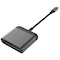HyperDrive USB-C Pro 3-in-1 kortläsare (svart)