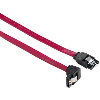 Hama SATA 3 vinklad datorkabel 60 cm (röd)
