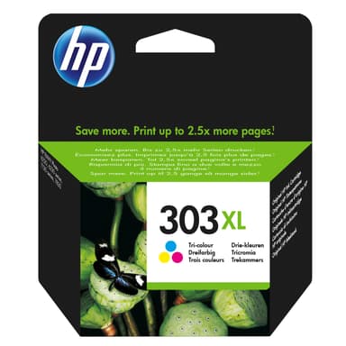 HP bläckpatron 303XL 3-färgs