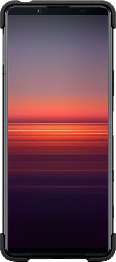 Sony Xperia 5 II Style Cover med stativ (svart)