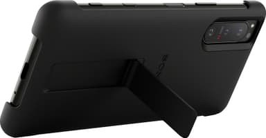 Sony Xperia 5 II Style Cover med stativ (svart)