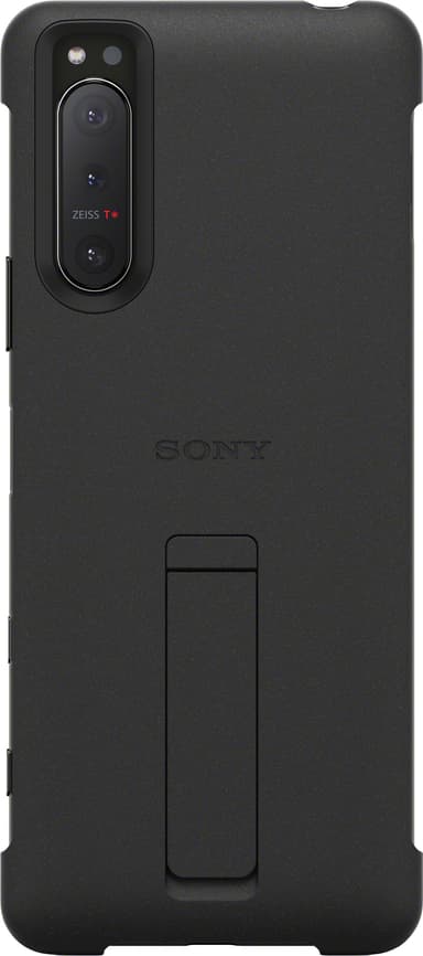 Sony Xperia 5 II Style Cover med stativ (svart)
