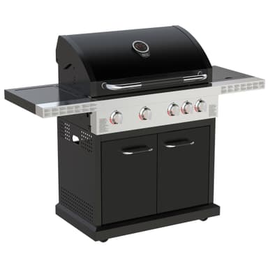 Jamie Oliver Pro 4+1 gasolgrill 440659 (svart)