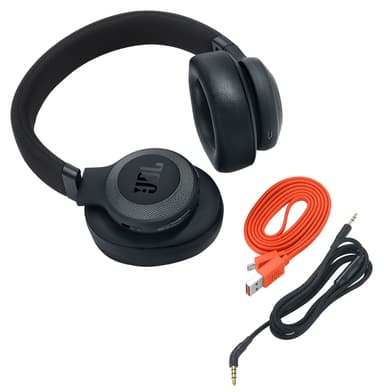 JBL E65BT trådlösa around-ear hörlurar (svart)