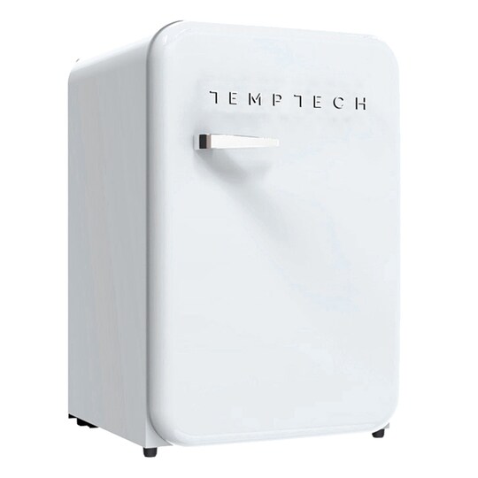 Temptech Retro kylskåp HRF130RW (vit)