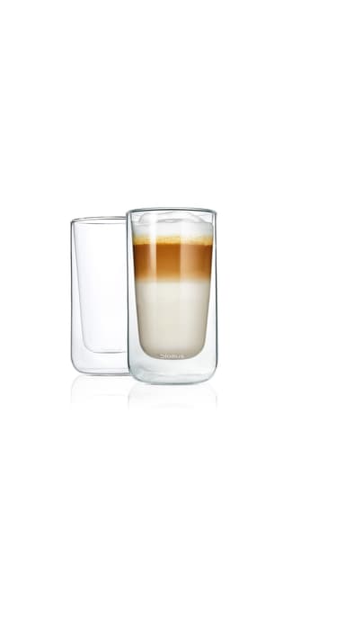 NERO, Latte Macchiatoglas 2-pack