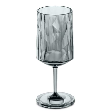 CLUB NO. 4 Vinglas 6-pack 350ml, transparent grå