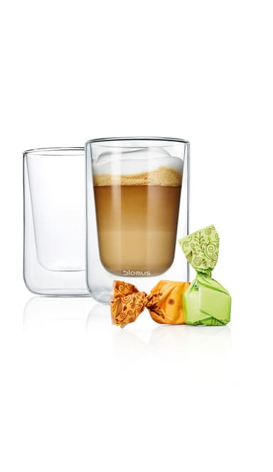 NERO, Cappucinoglas 2-pack