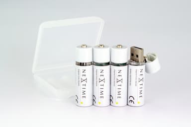 USB Batteri uppladdningsbart 4-pack