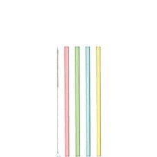 Sugrör Glas Färgade 4-pack 20cm + Borste
