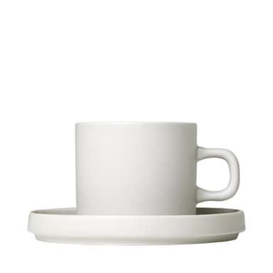 PILAR, Set 2 kaffemuggar & fat, 4 delar, Moonbeam