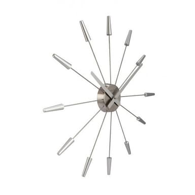Plug Inn ø58 Väggklocka Silver