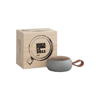 aGO Bluetooth Högtalare, Cool Grey w. rose gold grill