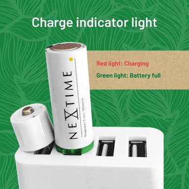 USB Batteri uppladdningsbart 4-pack