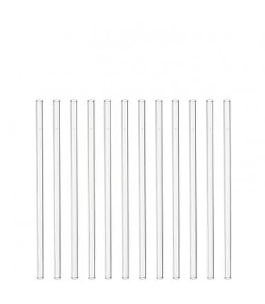 CIAO Sugrör Glas 15cm 12-pack