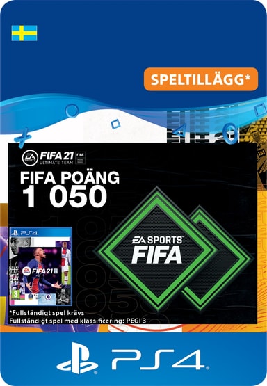 FIFA 21 FUT 1050 Ultimate Team Points - Playstation (SE)