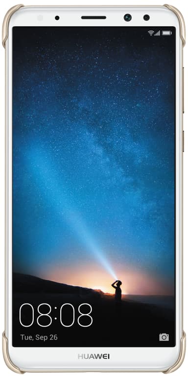 Huawei Mate 10 Lite eco läderfodral (guld)