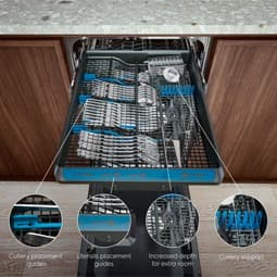 Electrolux 700 MaxiFlex diskmaskin EEM43200L helt integrerad