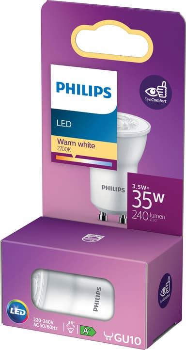 Philips LED-spot 3.5W GU10