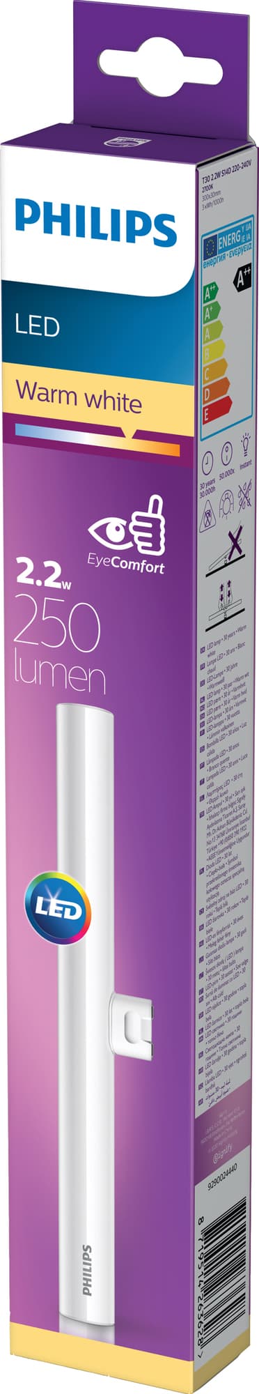 Philips LED rörlampa 2.2W S14D