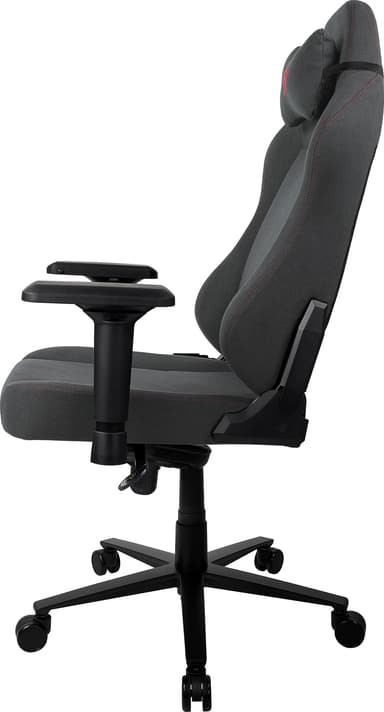 Arozzi Primo Woven Fabric gamingstol (svart/grå med röd logo)