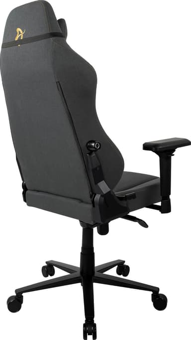 Arozzi Primo Woven Fabric gamingstol (svart/grå med guldlogo)