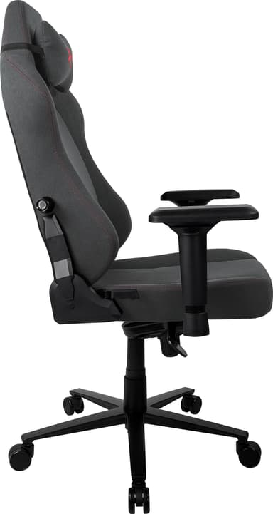 Arozzi Primo Woven Fabric gamingstol (svart/grå med röd logo)