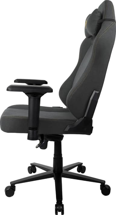 Arozzi Primo Woven Fabric gamingstol (svart/grå med guldlogo)