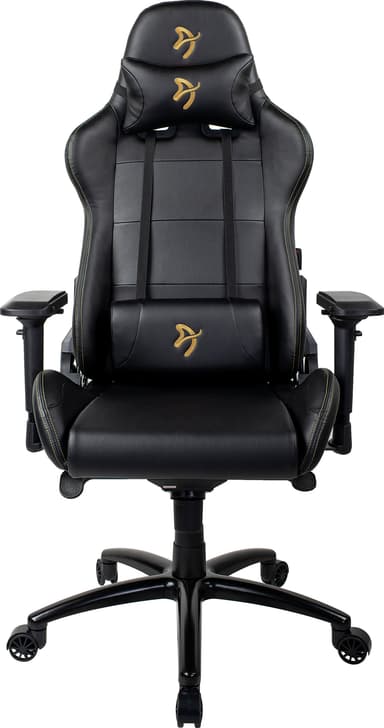 Arozzi Verona Signature PU gamingstol (svart med guldlogotyp)