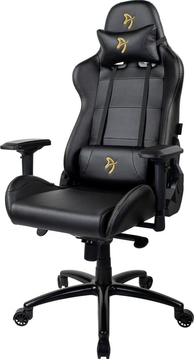 Arozzi Verona Signature PU gamingstol (svart med guldlogotyp)