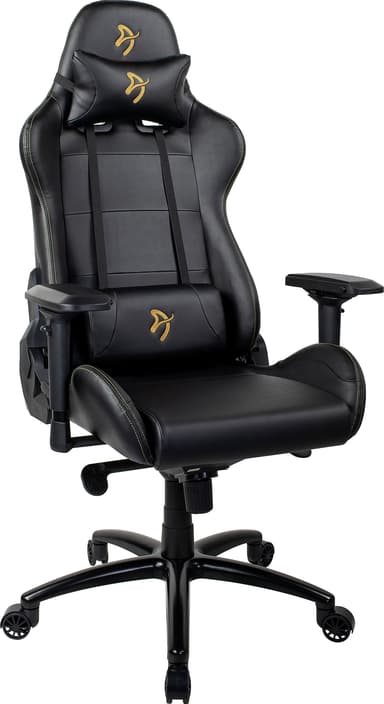 Arozzi Verona Signature PU gamingstol (svart med guldlogotyp)