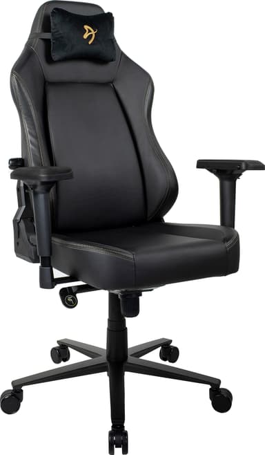 Arozzi Primo PU gamingstol (svart med guldlogotyp)