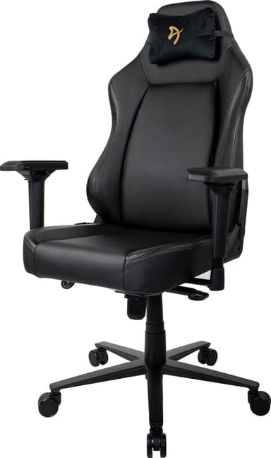 Arozzi Primo PU gamingstol (svart med guldlogotyp)